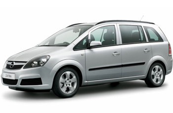 Opel Zafira taxi cab max. 4 persons